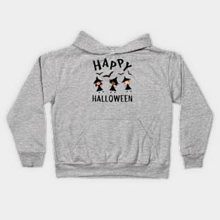 Happy Halloween - Cute Witch Girls Kids Hoodie